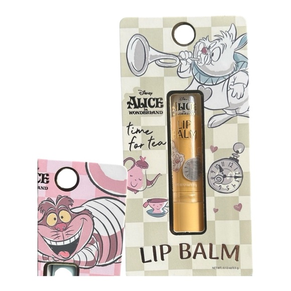 Disney Alice in Wonderland Lip Gloss and Balm Collection 4 pieces NWT - Picture 4 of 5